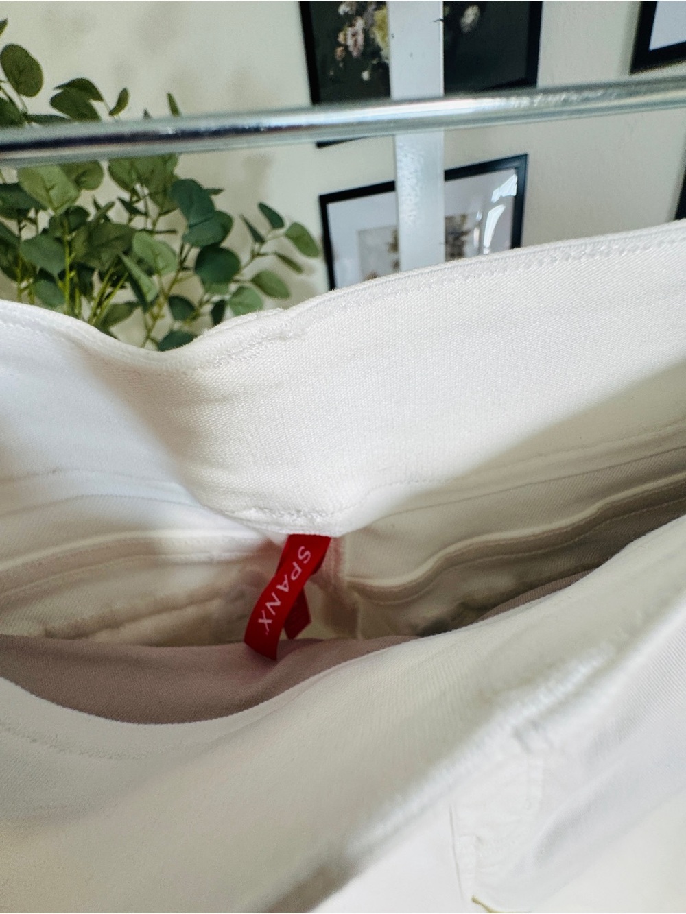 SPANX White women’s Pull-On wide leg cropped pants - Picture 8 of 9